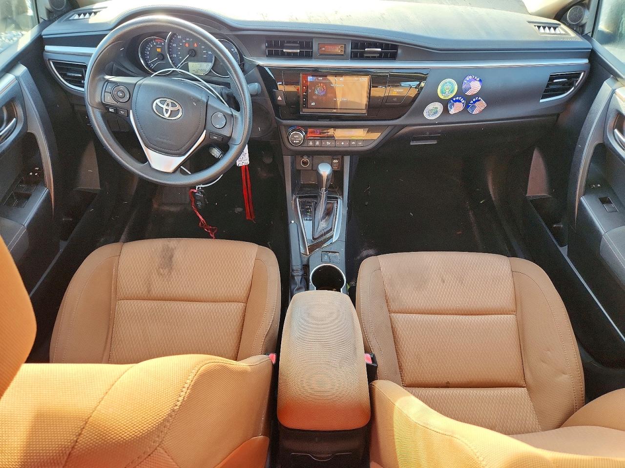 2015 Toyota Corolla Le Eco White vin: 5YFBPRHE4FP304987