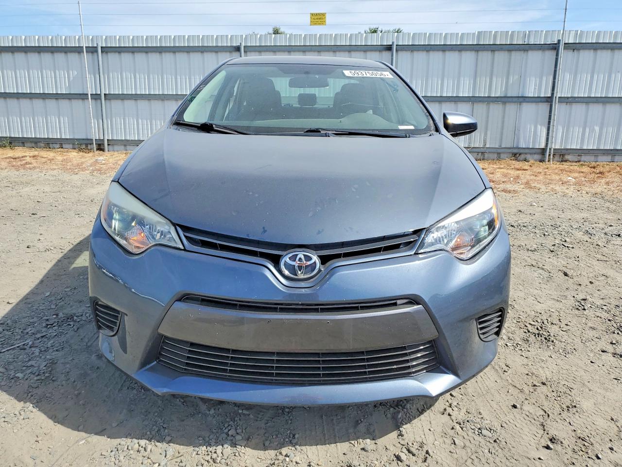 2015 Toyota Corolla Le Eco Gray vin: 5YFBPRHE4FP342994