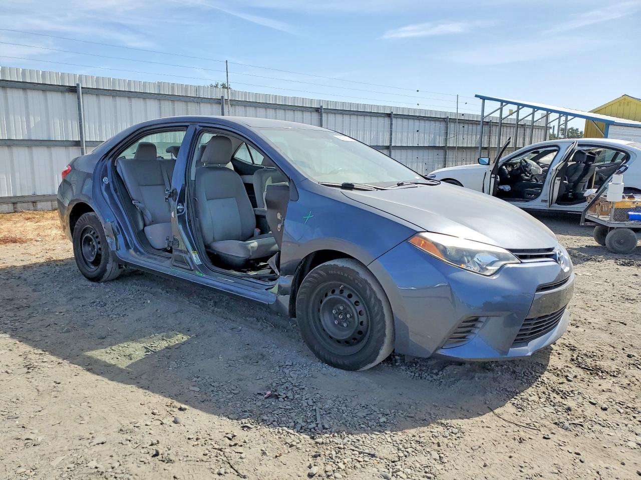 2015 Toyota Corolla Le Eco Gray vin: 5YFBPRHE4FP342994