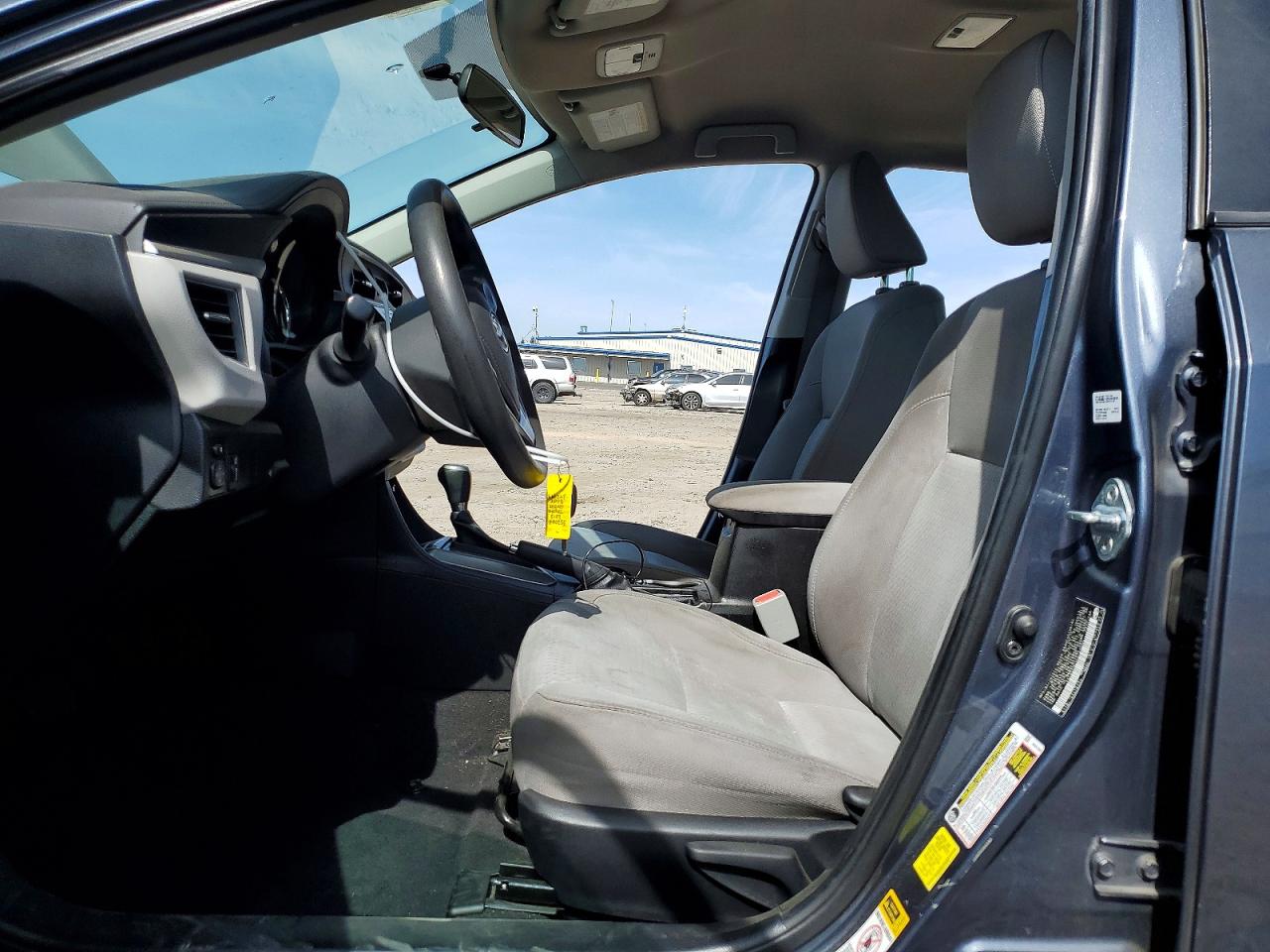 2015 Toyota Corolla Le Eco Gray vin: 5YFBPRHE4FP342994
