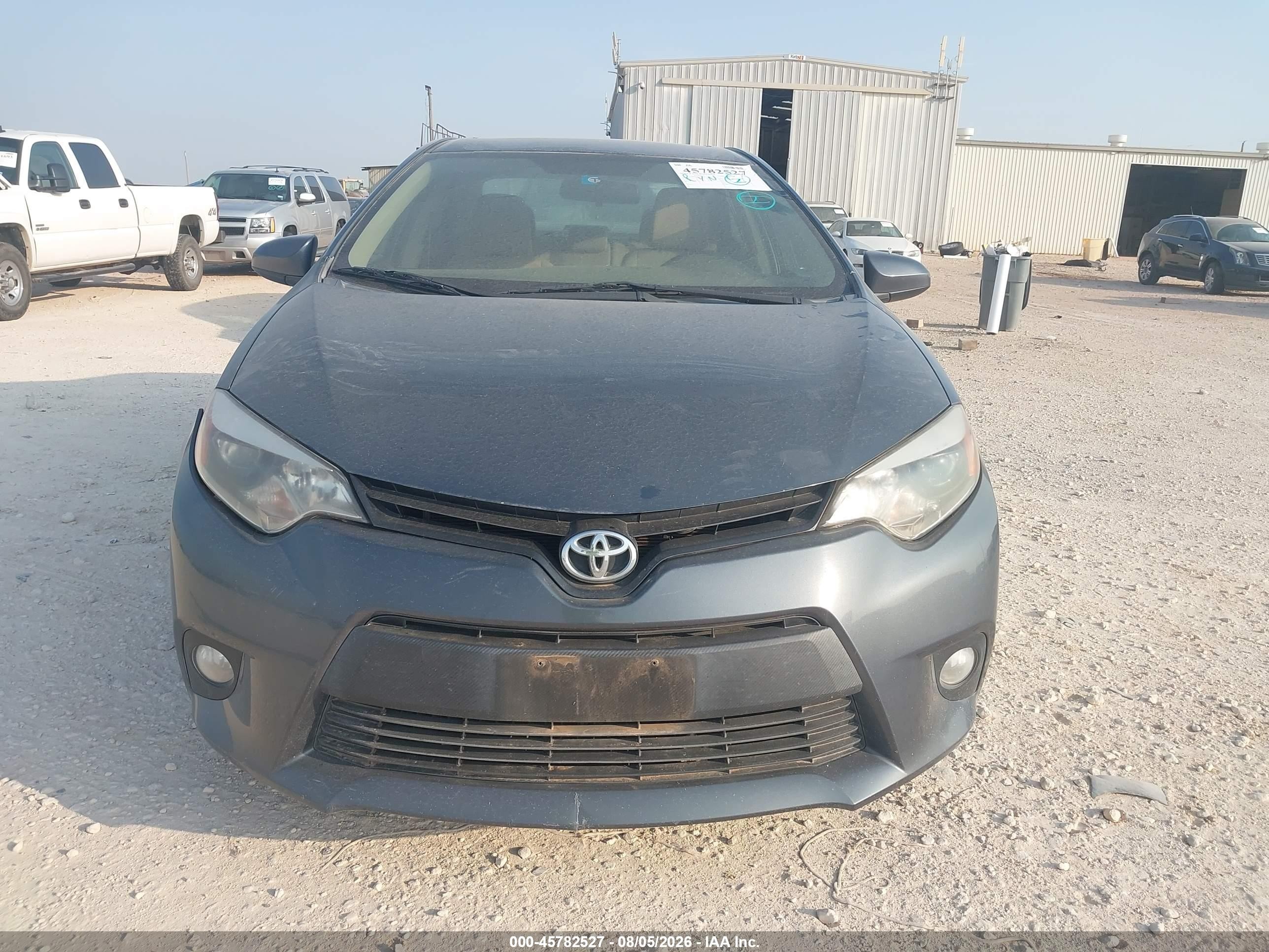 2014 Toyota Corolla Le Eco Plus Blue vin: 5YFBPRHE5EP002445