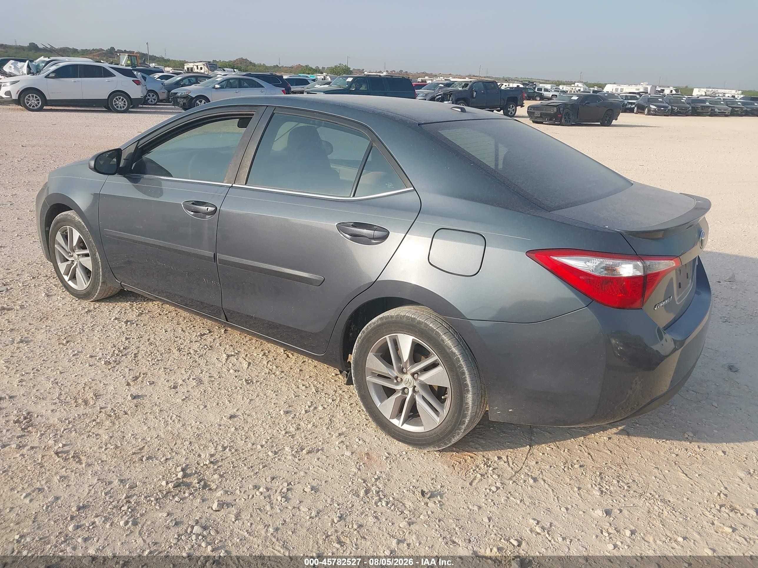 2014 Toyota Corolla Le Eco Plus Blue vin: 5YFBPRHE5EP002445