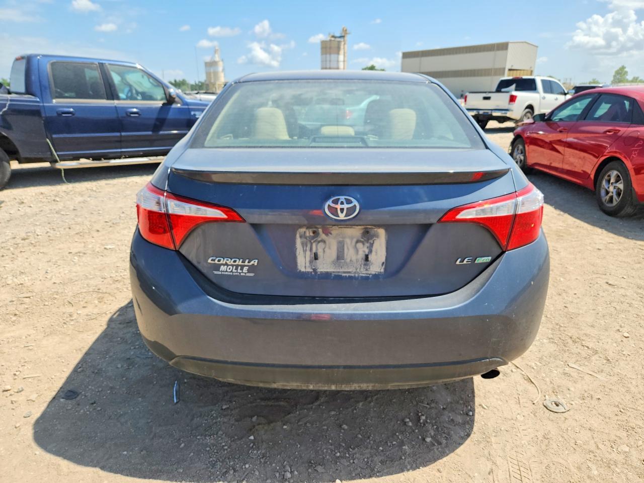 2014 Toyota Corolla Le Eco Синий vin: 5YFBPRHE5EP082247