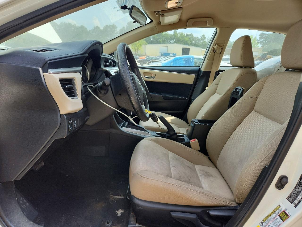 2014 Toyota Corolla Le Eco White vin: 5YFBPRHE5EP106465
