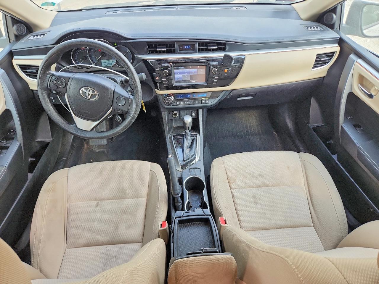 2014 Toyota Corolla Le Eco White vin: 5YFBPRHE5EP106465