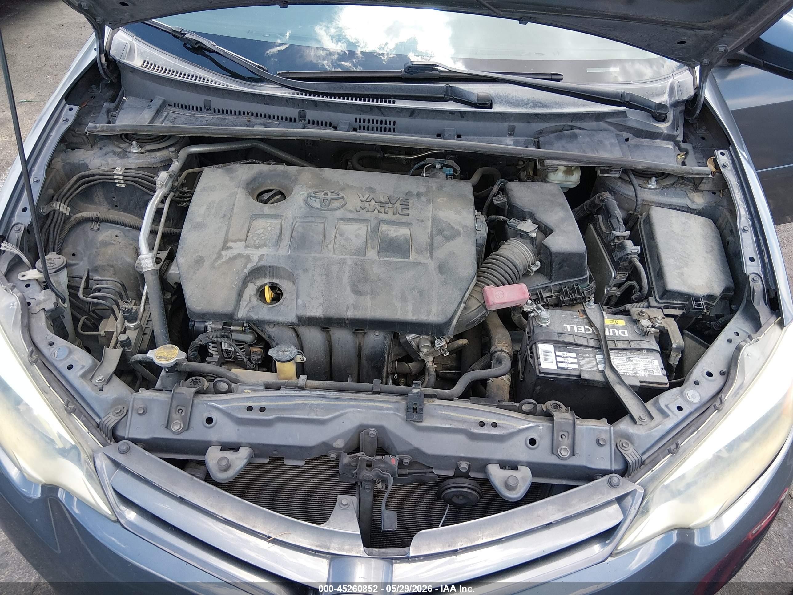 2015 Toyota Corolla Le Eco Plus Gray vin: 5YFBPRHE5FP182883