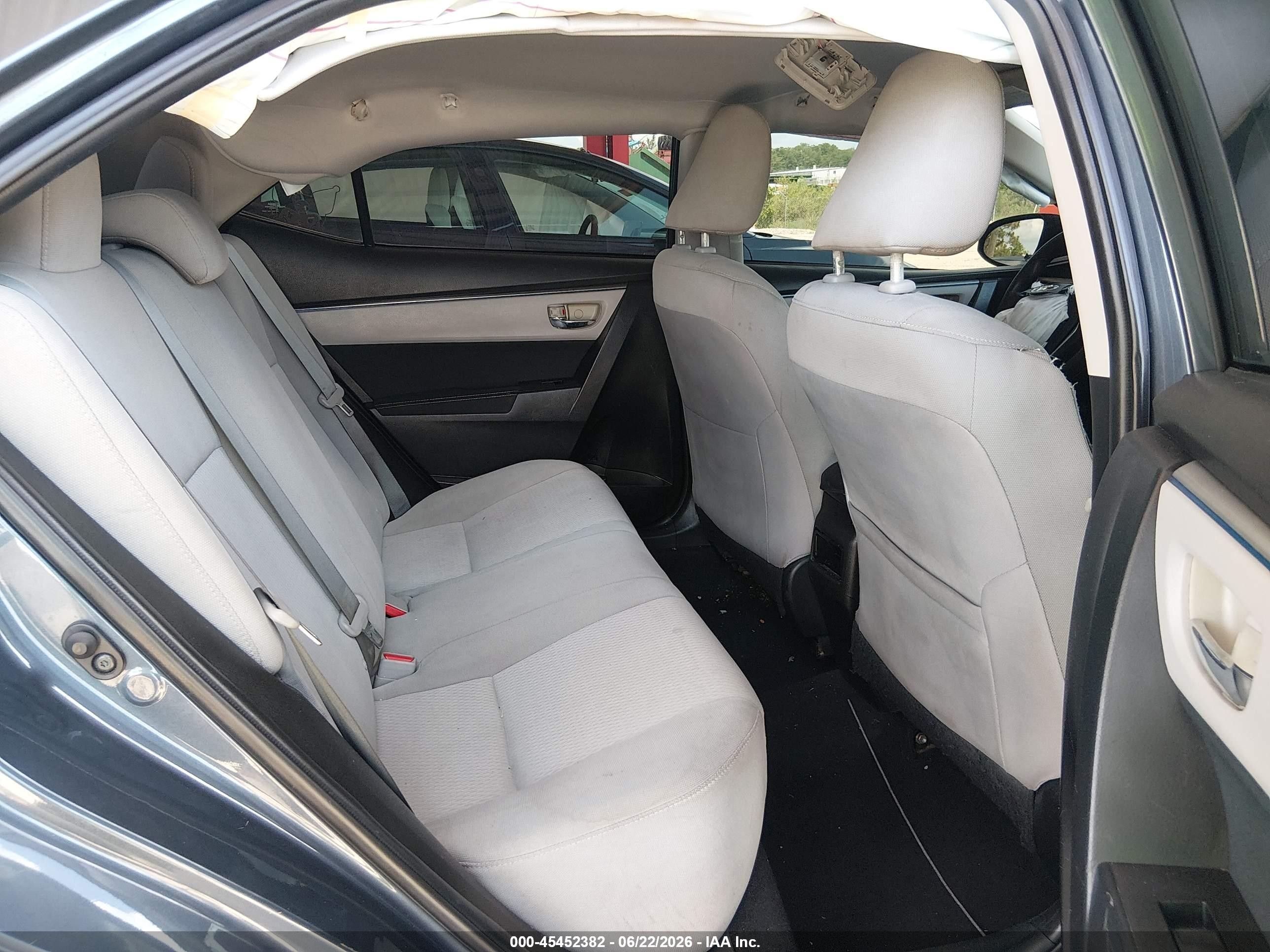 2014 Toyota Corolla Le Eco Gray vin: 5YFBPRHE6EP127812