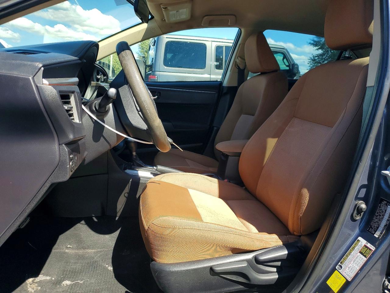 2015 Toyota Corolla Le Eco Charcoal vin: 5YFBPRHE6FP227491