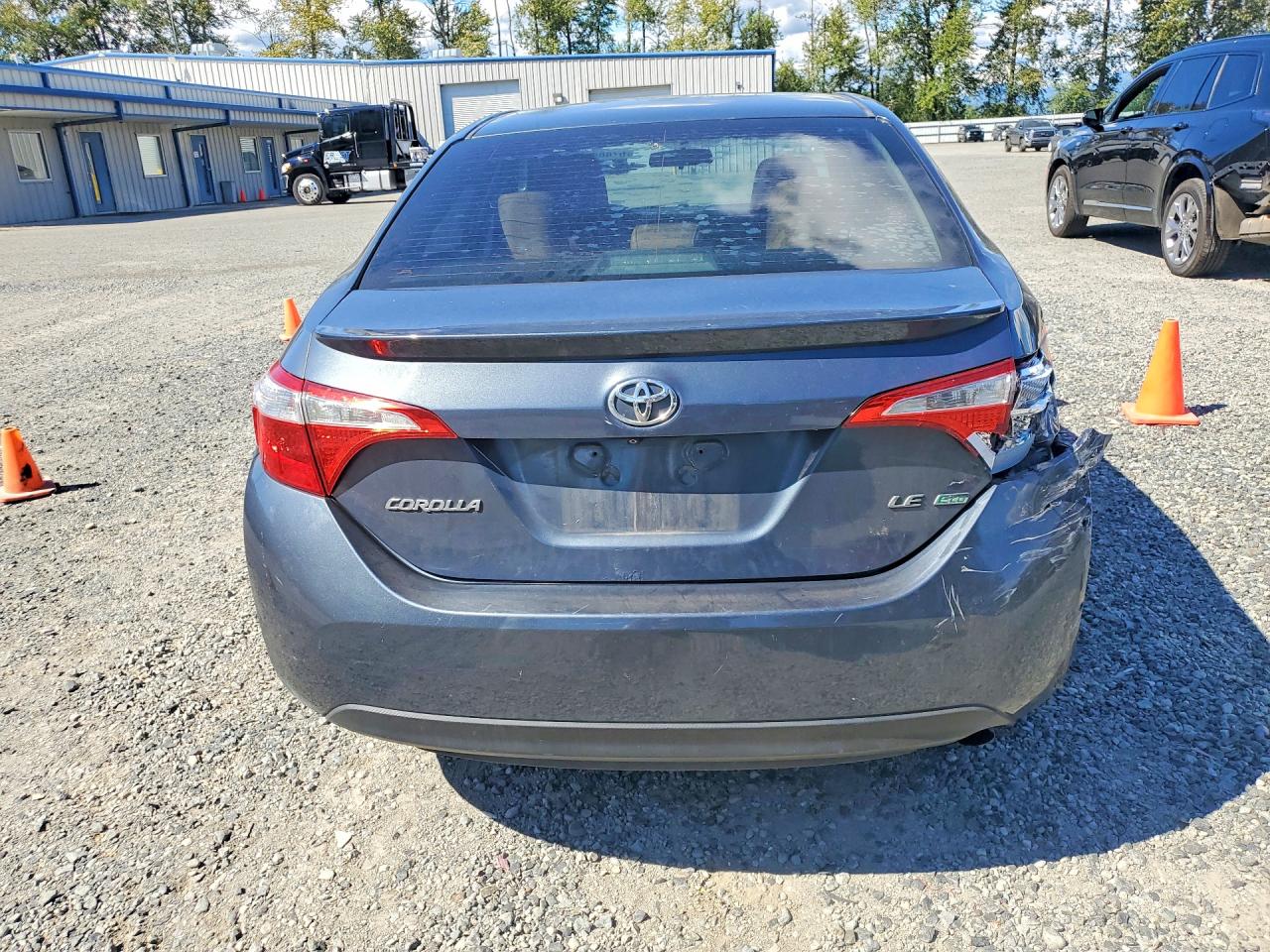 2015 Toyota Corolla Le Eco Charcoal vin: 5YFBPRHE6FP227491