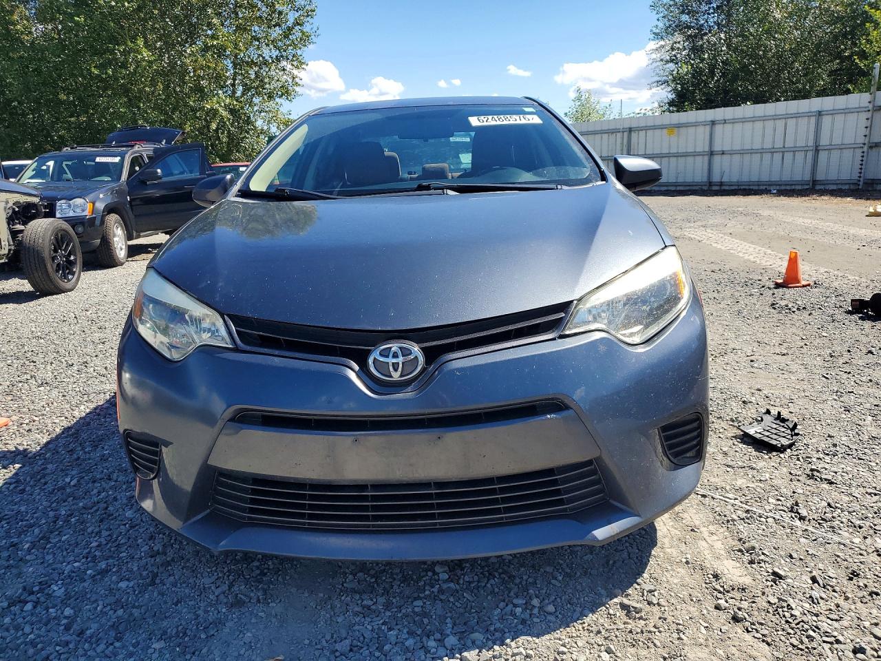 2015 Toyota Corolla Le Eco Charcoal vin: 5YFBPRHE6FP227491