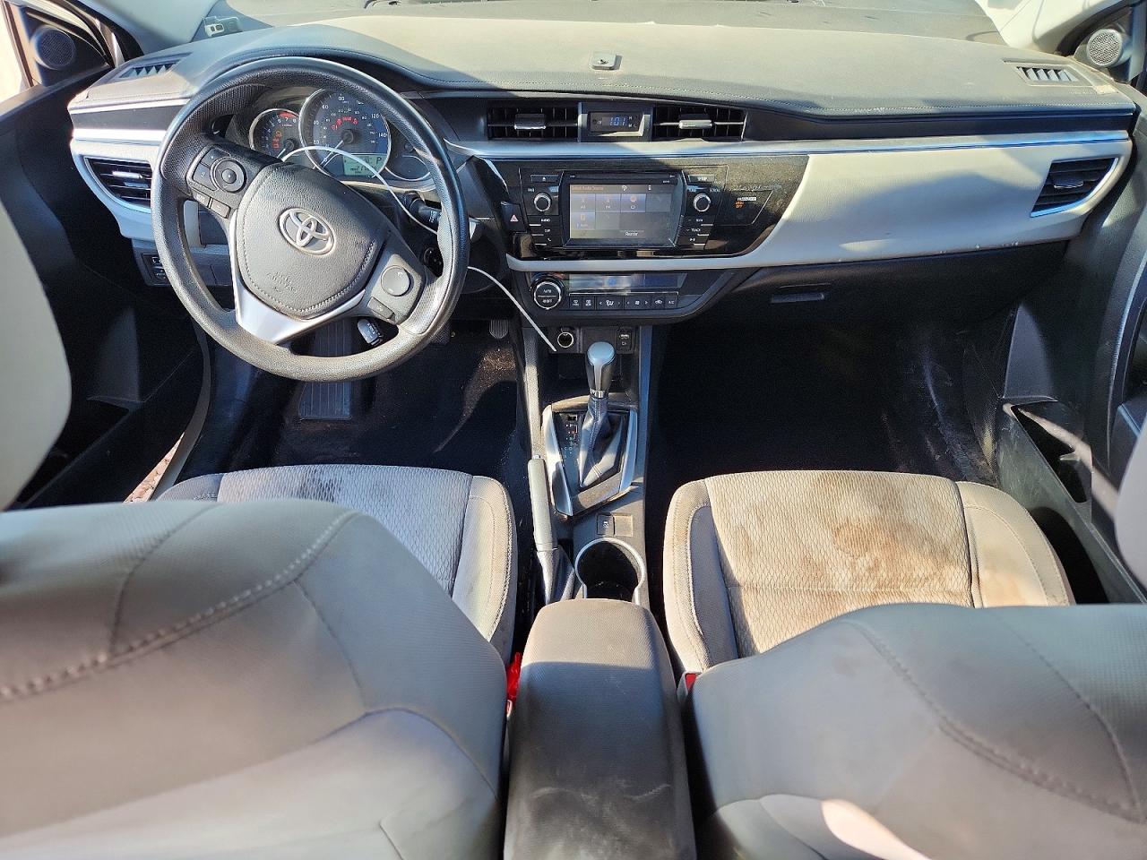 2015 Toyota Corolla Le Eco White vin: 5YFBPRHE6FP362275