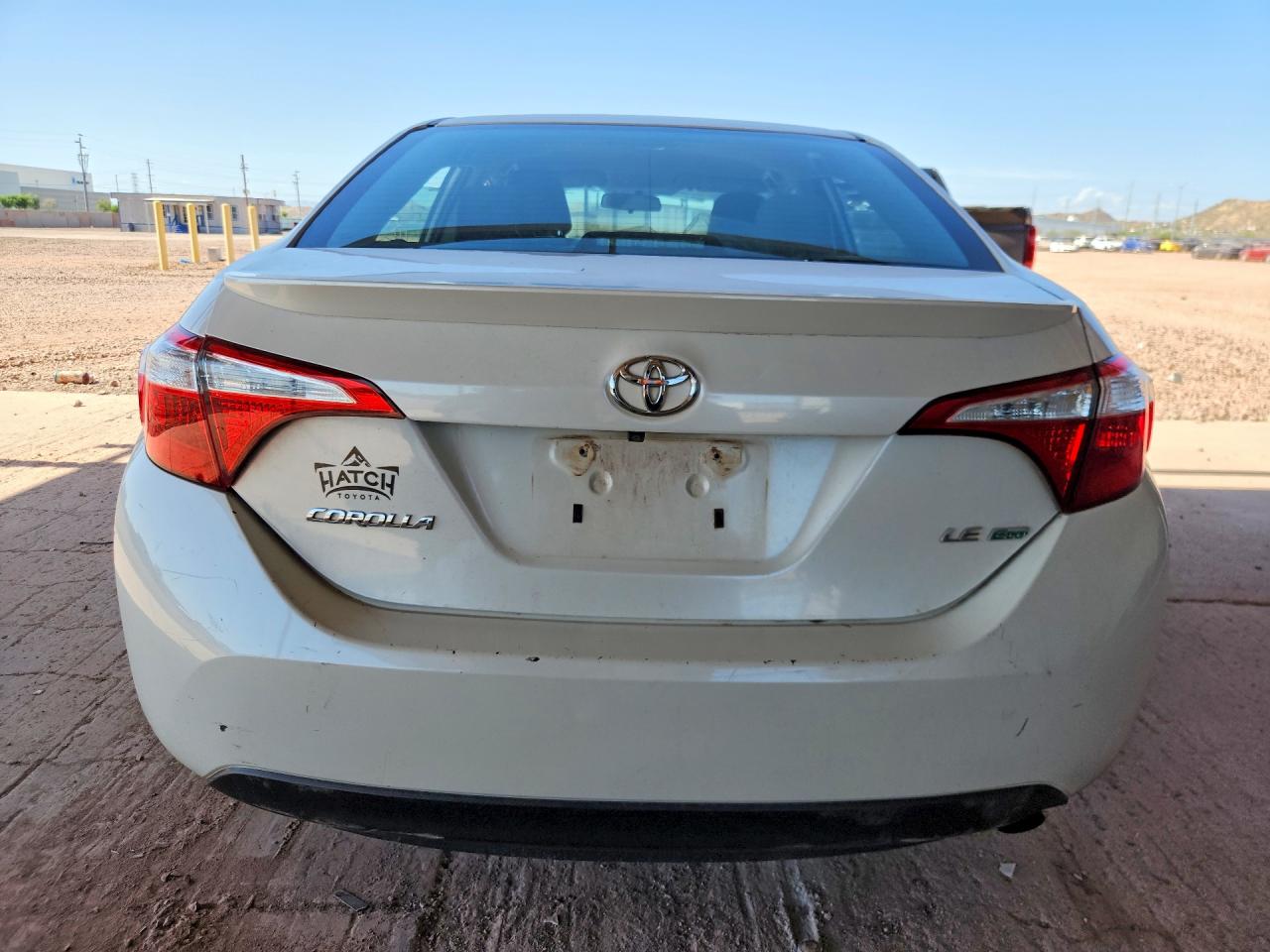 2015 Toyota Corolla Le Eco White vin: 5YFBPRHE6FP362275