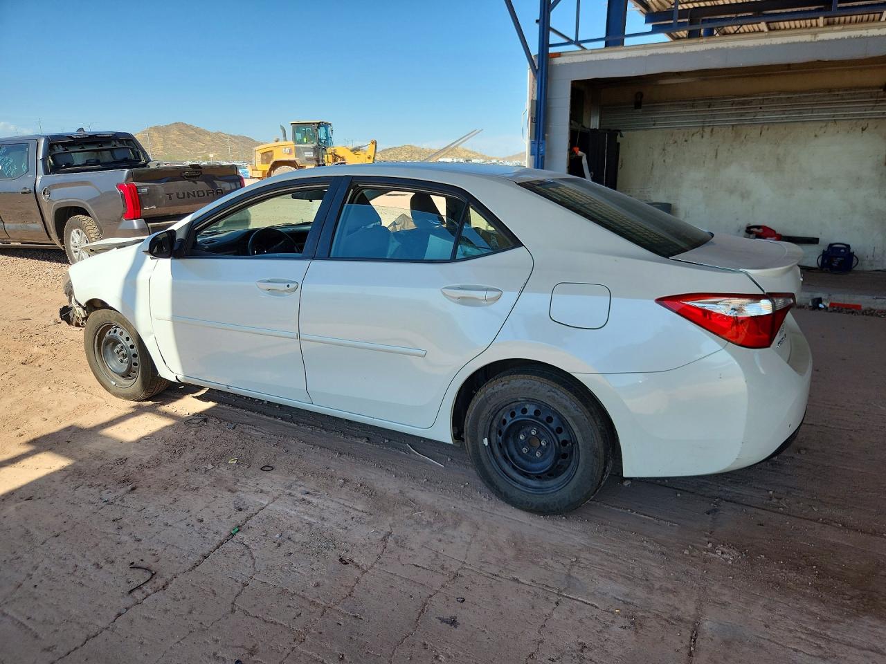 2015 Toyota Corolla Le Eco White vin: 5YFBPRHE6FP362275