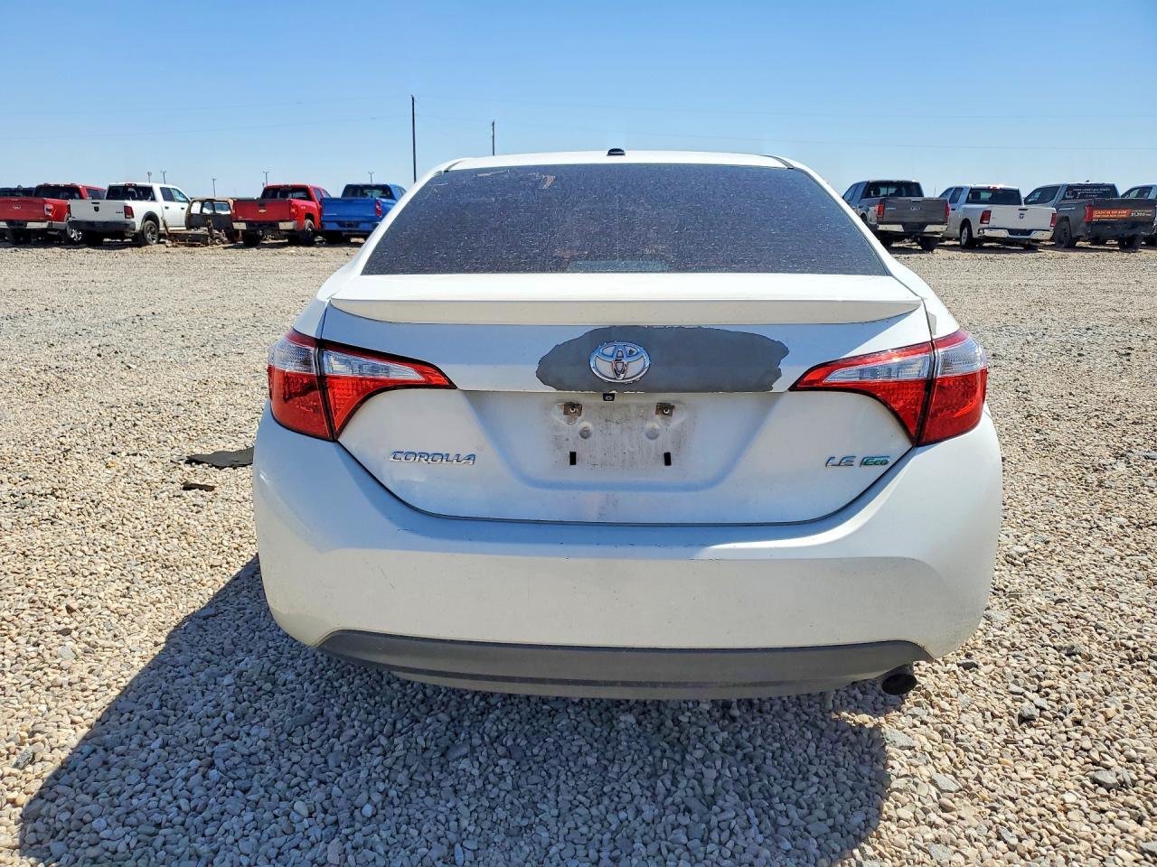 2014 Toyota Corolla Le Eco Plus White vin: 5YFBPRHE7EP004620