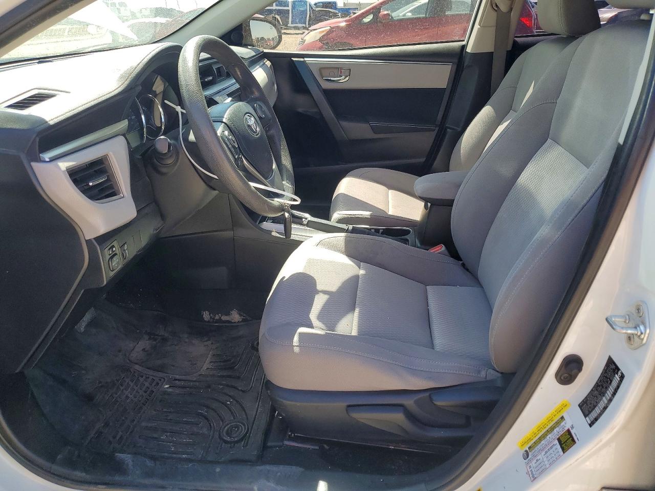 2014 Toyota Corolla Le Eco Plus White vin: 5YFBPRHE7EP004620