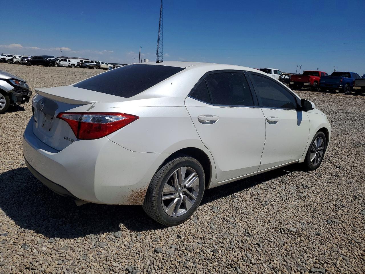 2014 Toyota Corolla Le Eco Plus White vin: 5YFBPRHE7EP004620