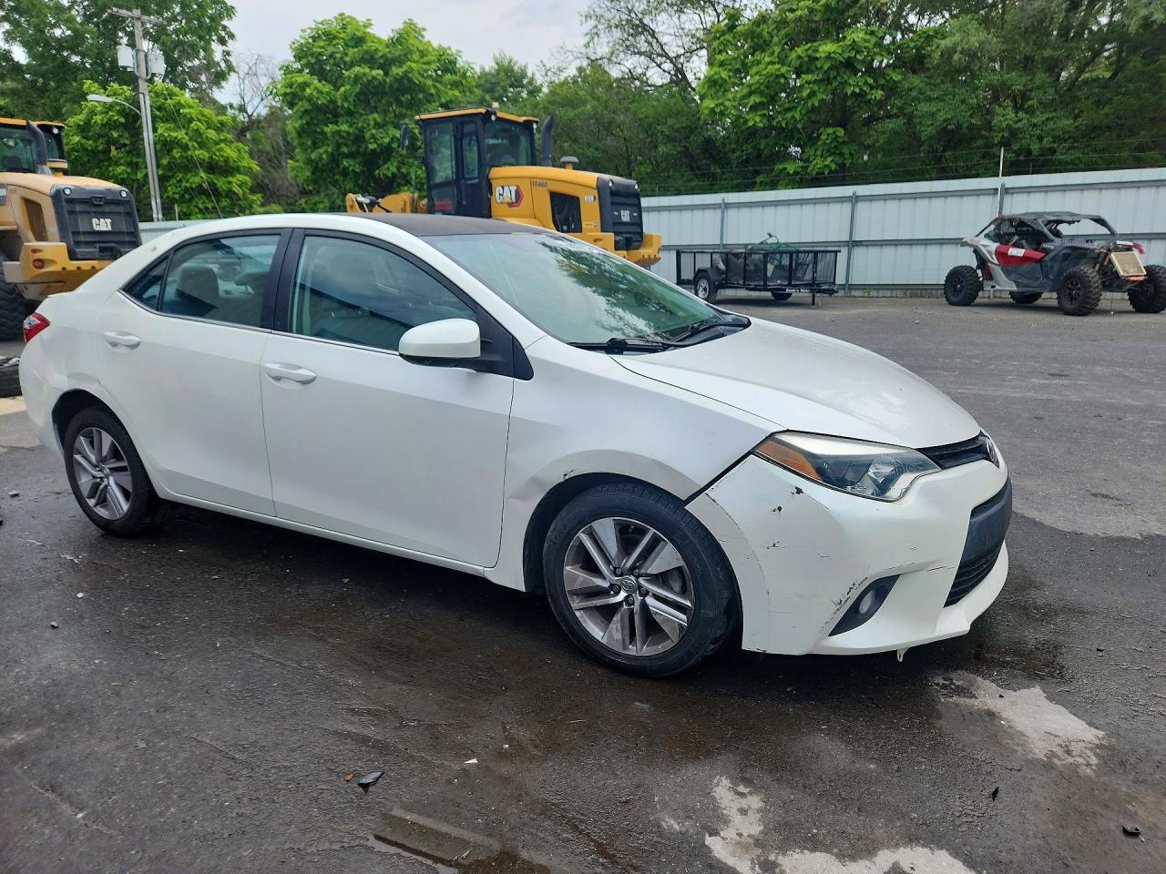 2014 Toyota Corolla Le Eco Plus White vin: 5YFBPRHE7EP011891