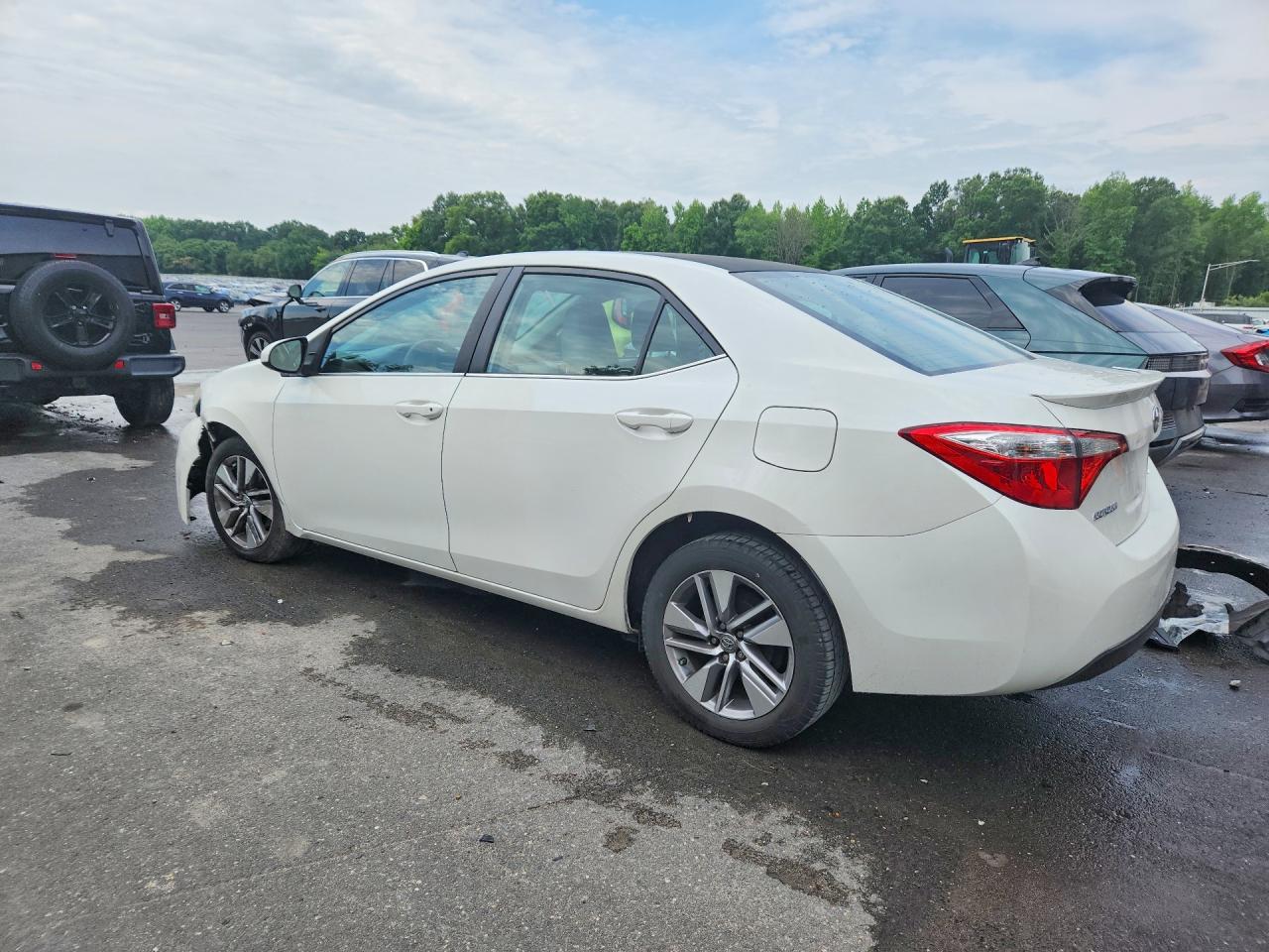 2014 Toyota Corolla Le Eco Plus White vin: 5YFBPRHE7EP011891