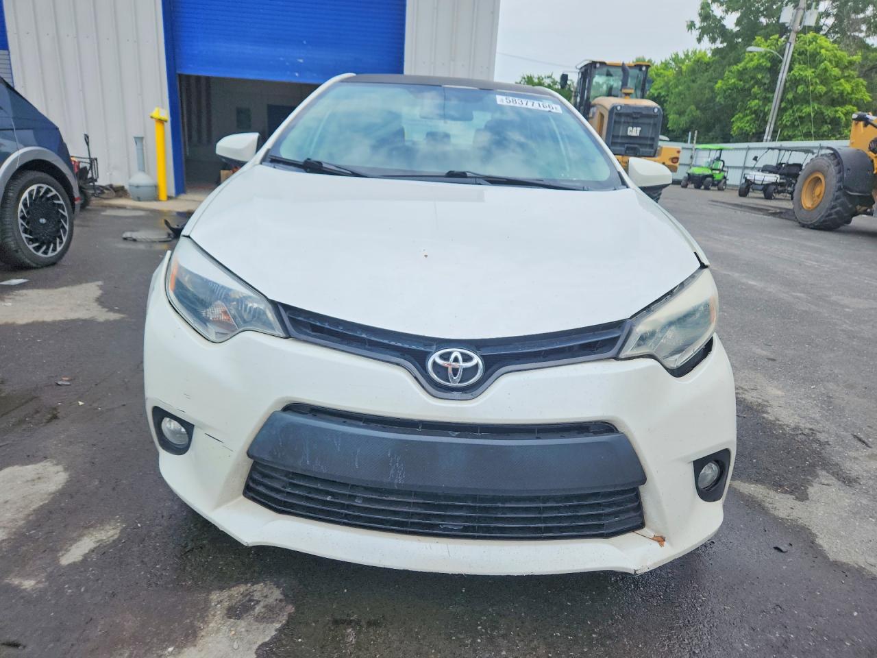 2014 Toyota Corolla Le Eco Plus White vin: 5YFBPRHE7EP011891