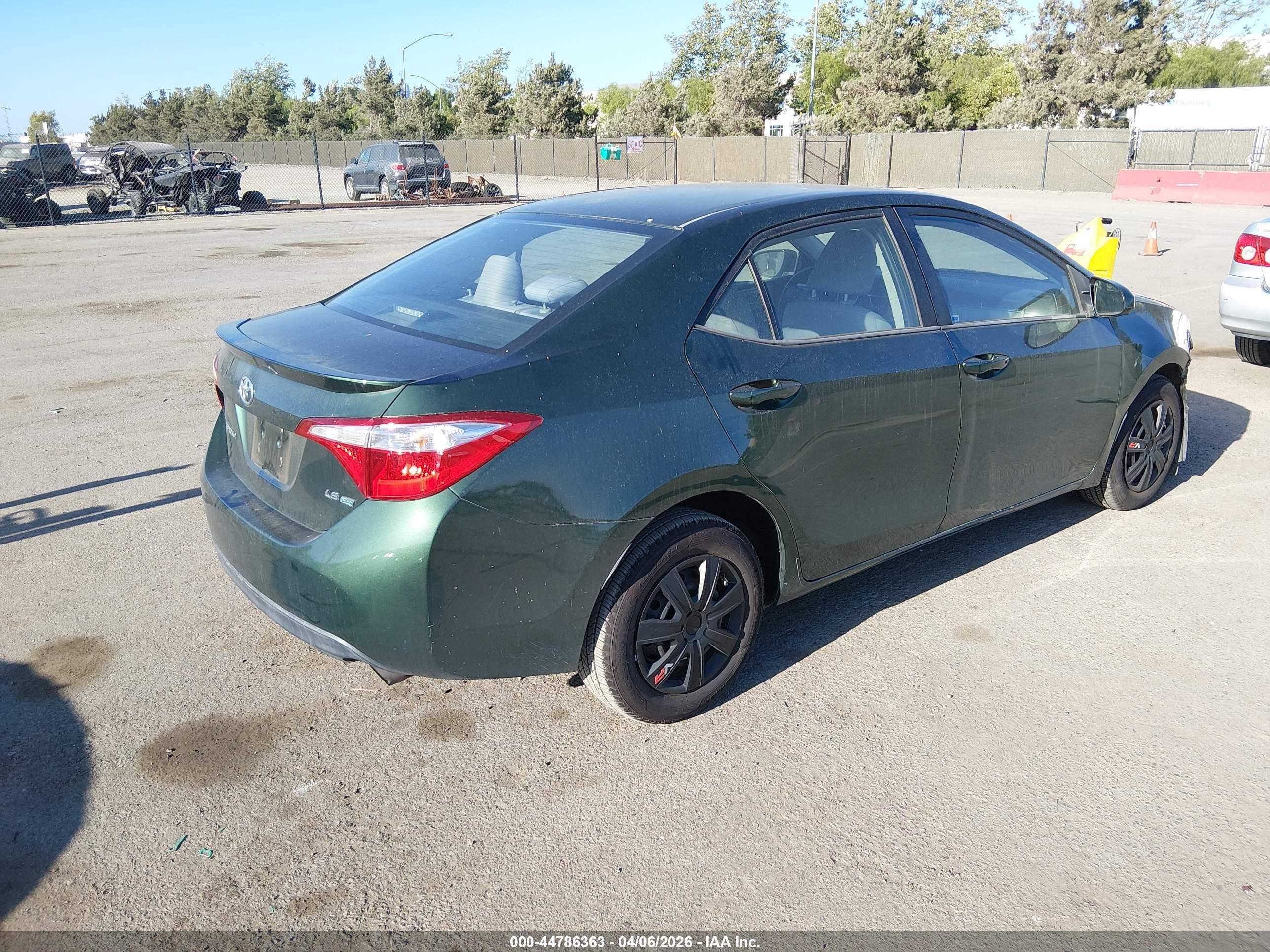 2015 Toyota Corolla Le Eco Зеленый vin: 5YFBPRHE7FP252741