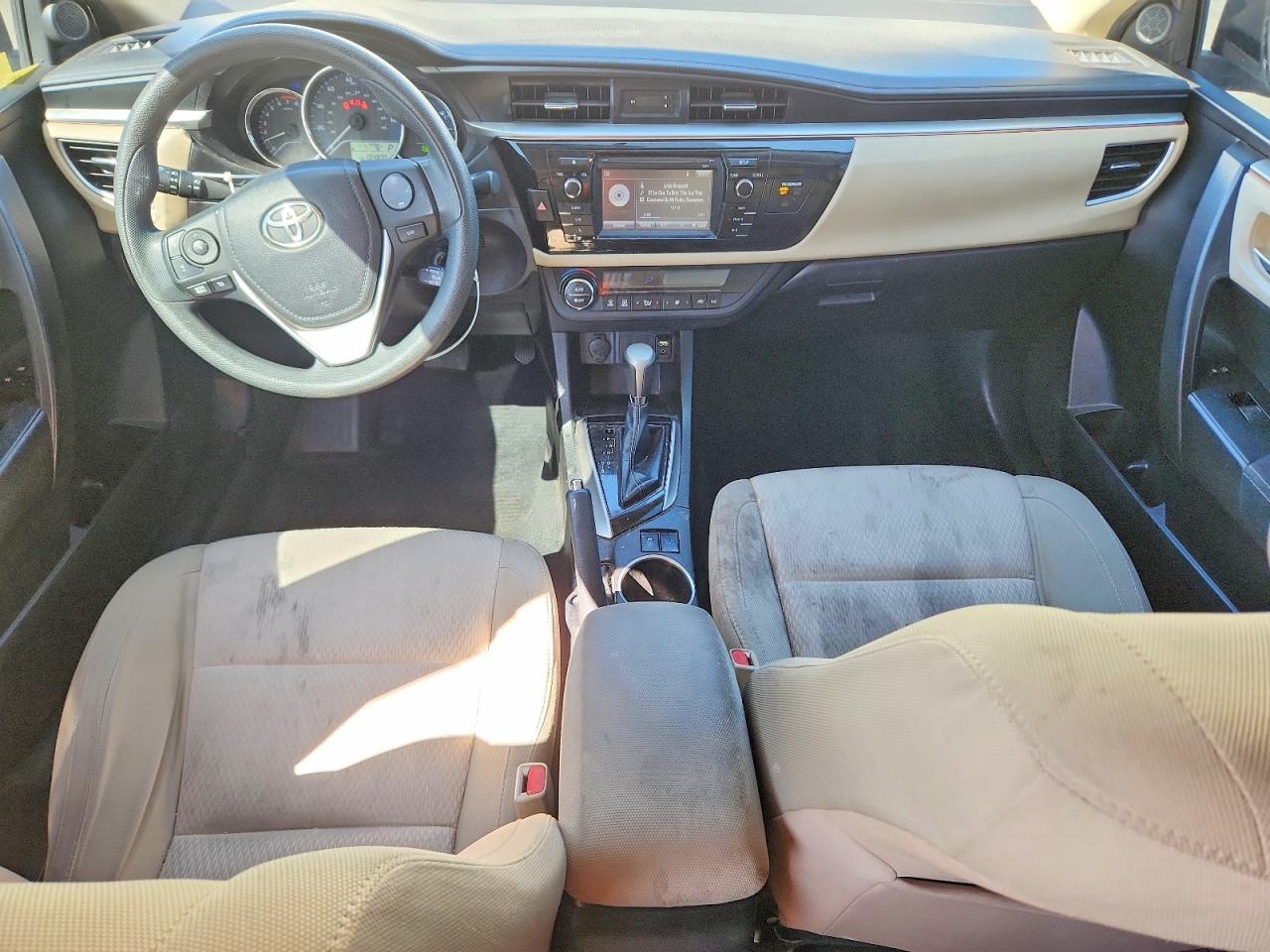 2015 Toyota Corolla Le Eco Plus White vin: 5YFBPRHE8FP183543