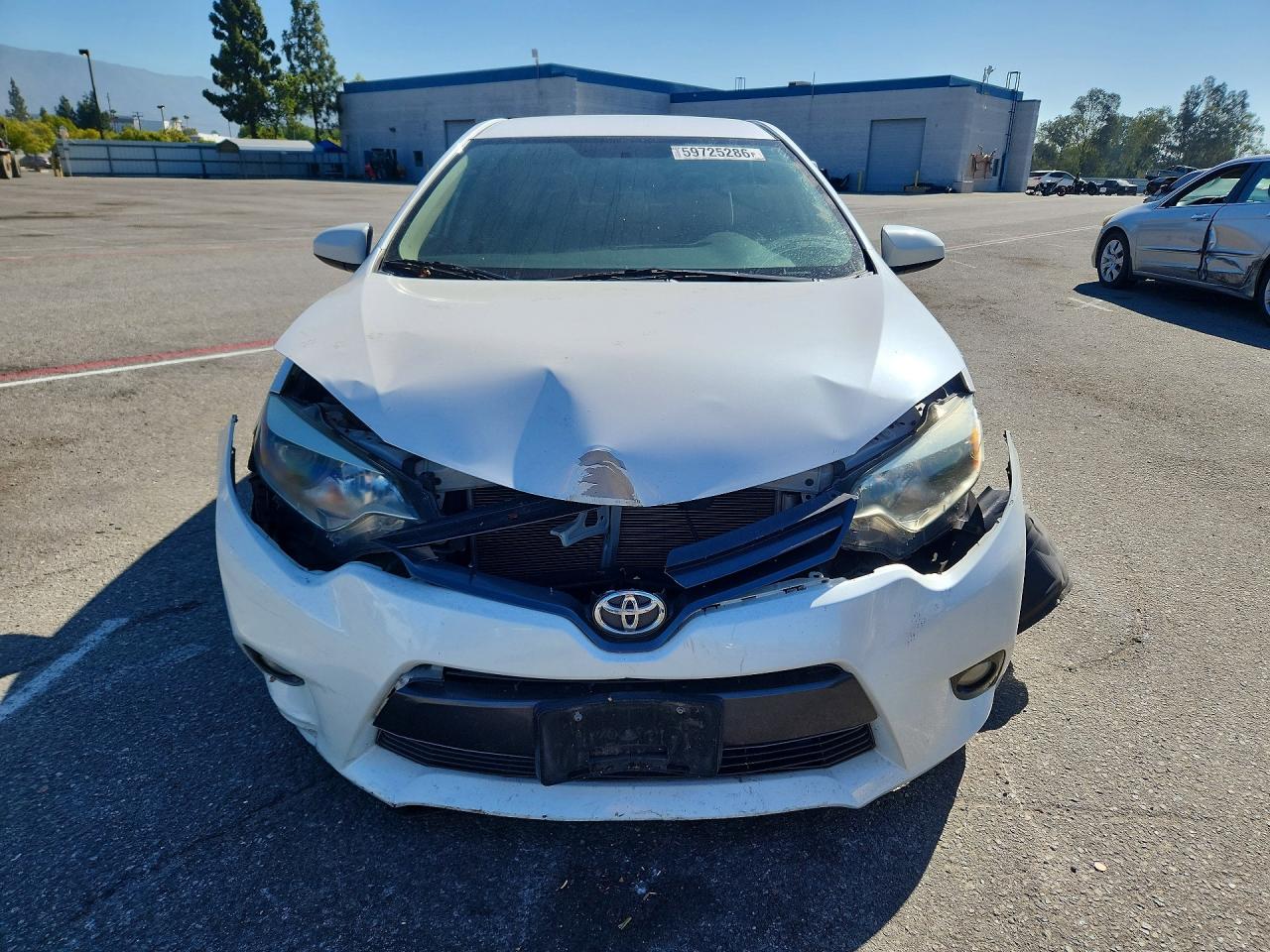 2015 Toyota Corolla Le Eco Plus White vin: 5YFBPRHE8FP183543
