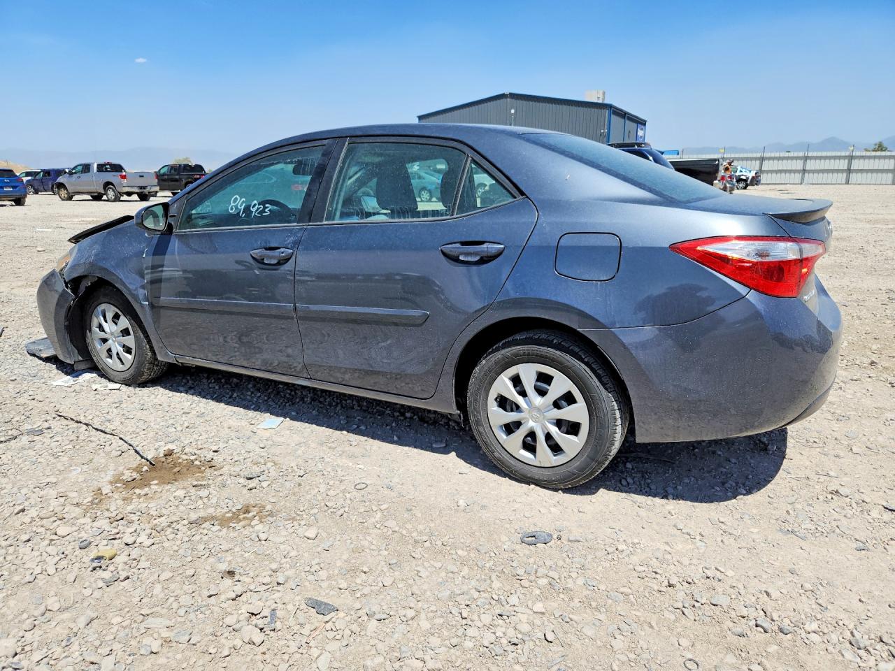 2015 Toyota Corolla Le Eco Gray vin: 5YFBPRHE8FP324532