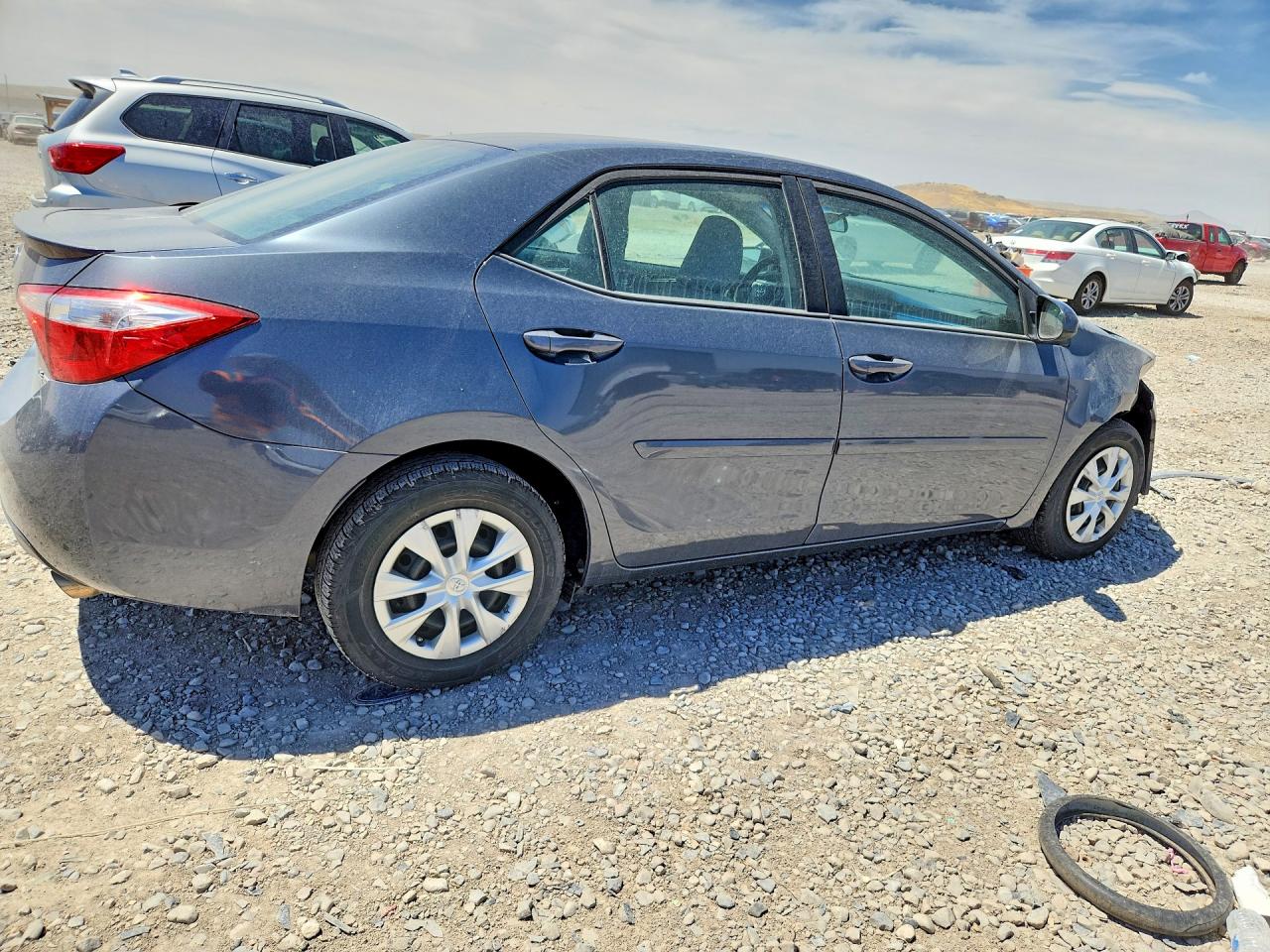 2015 Toyota Corolla Le Eco Gray vin: 5YFBPRHE8FP324532