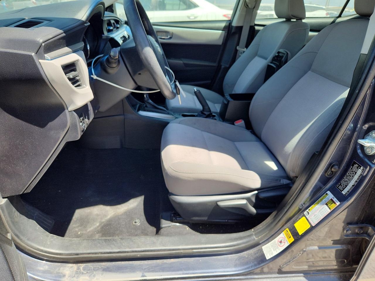 2015 Toyota Corolla Le Eco Gray vin: 5YFBPRHE8FP324532