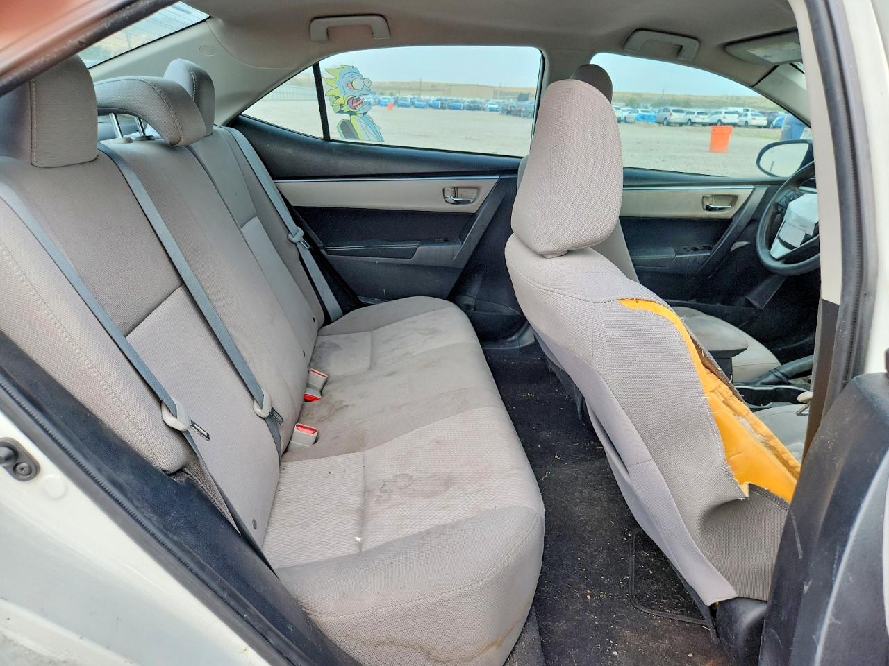 2014 Toyota Corolla Le Eco Plus White vin: 5YFBPRHE9EP125388