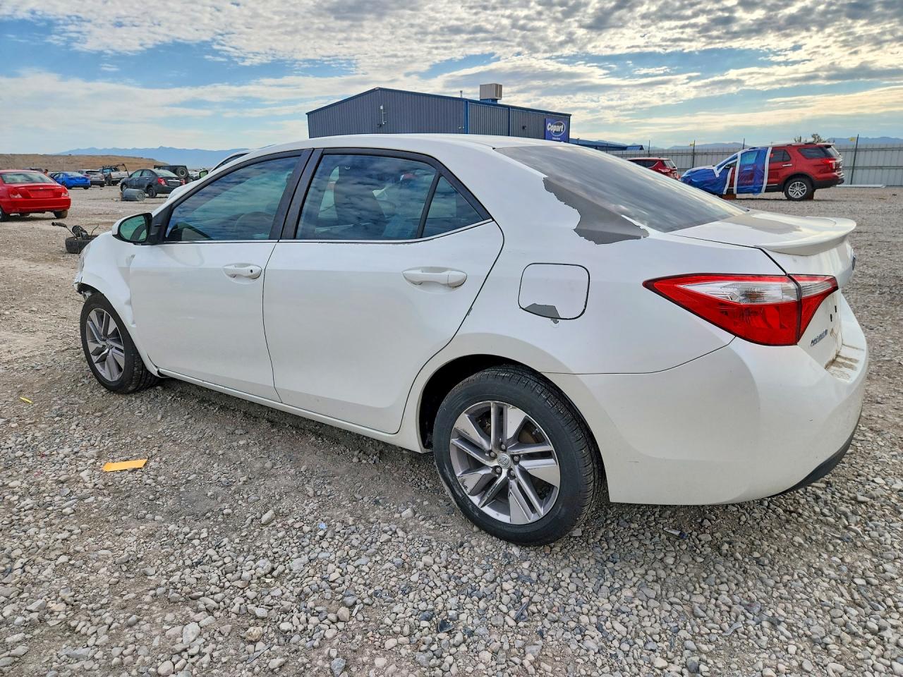 2014 Toyota Corolla Le Eco Plus White vin: 5YFBPRHE9EP125388