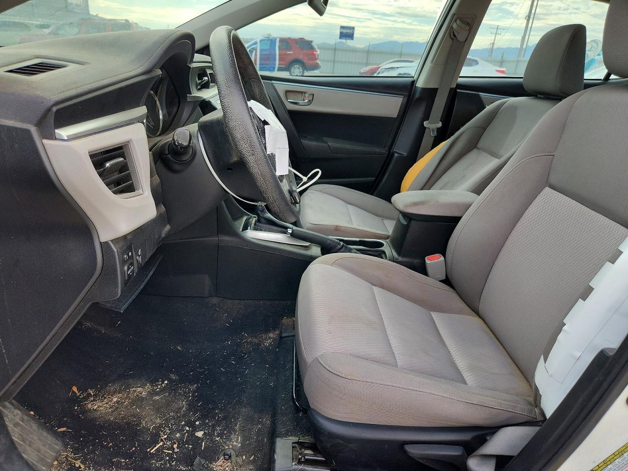 2014 Toyota Corolla Le Eco Plus White vin: 5YFBPRHE9EP125388