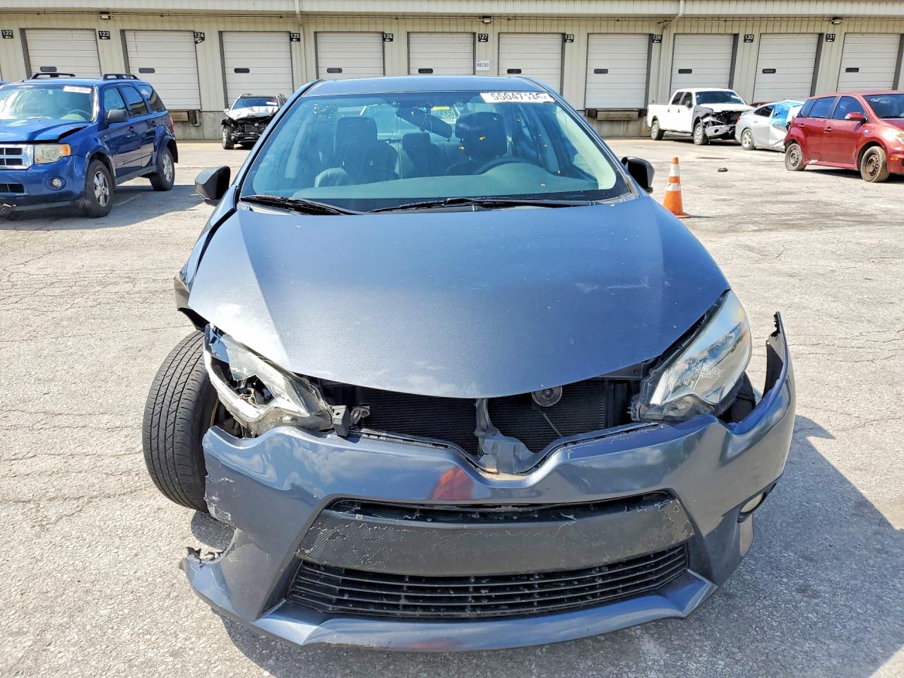 2014 Toyota Corolla Le Eco Premium Gray vin: 5YFBPRHE9EP150680