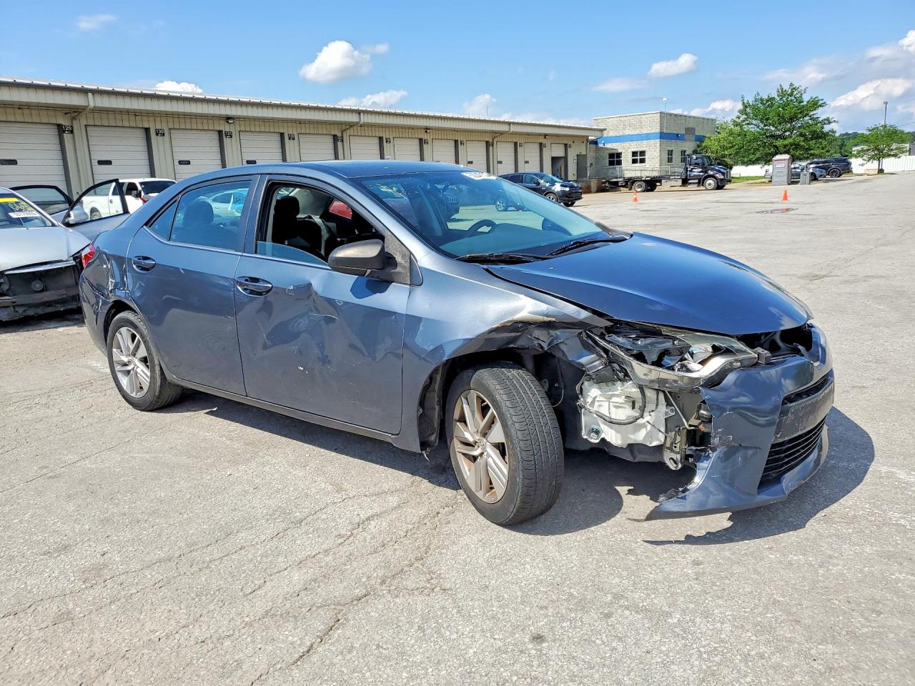 2014 Toyota Corolla Le Eco Premium Gray vin: 5YFBPRHE9EP150680