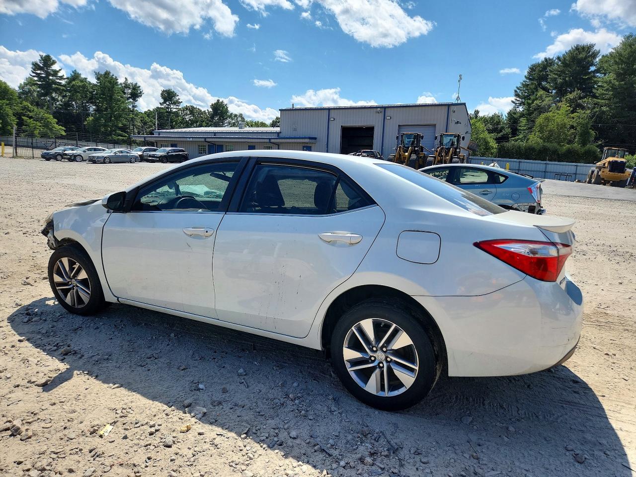 2014 Toyota Corolla Le Eco Plus White vin: 5YFBPRHEXEP004529