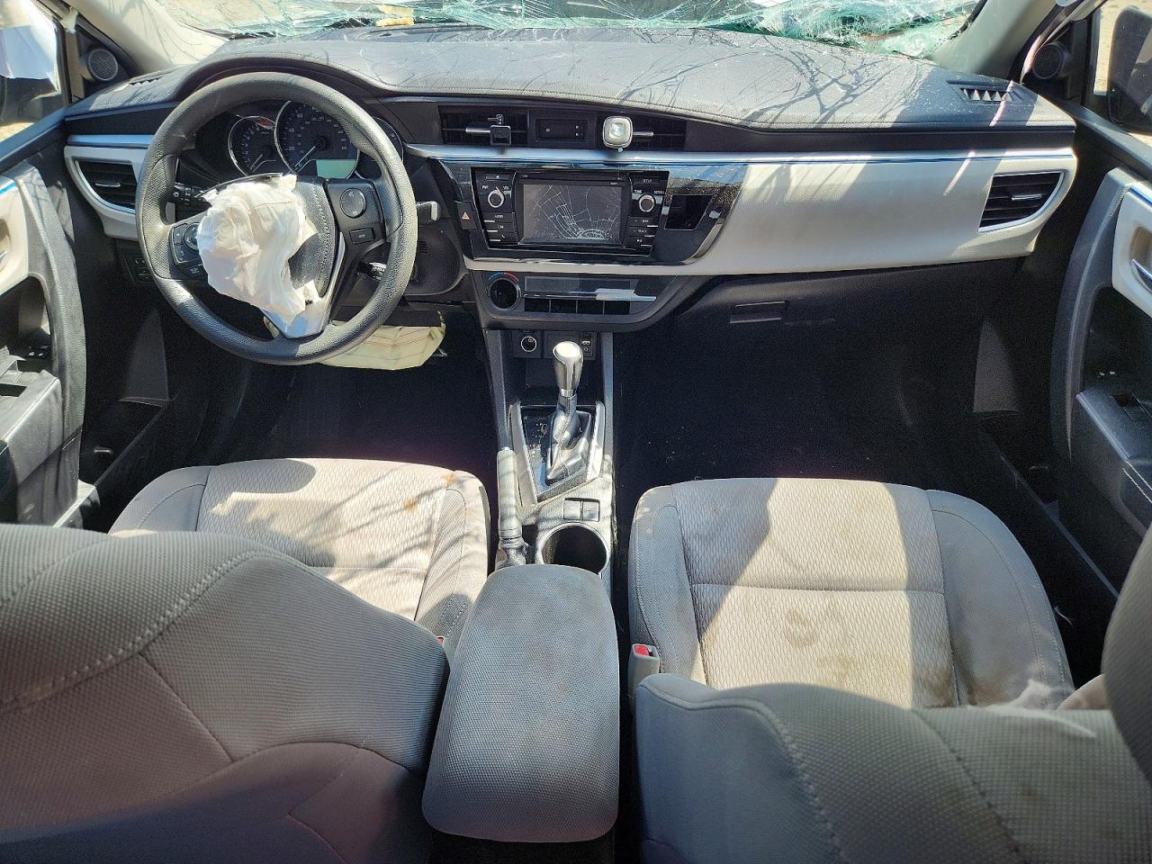 2014 Toyota Corolla Le Eco Plus White vin: 5YFBPRHEXEP004529