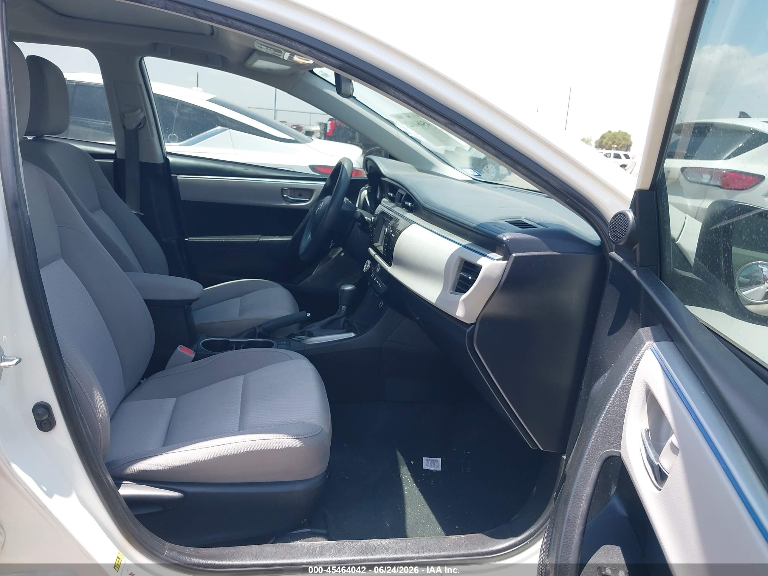2014 Toyota Corolla Le Eco Plus White vin: 5YFBPRHEXEP011268