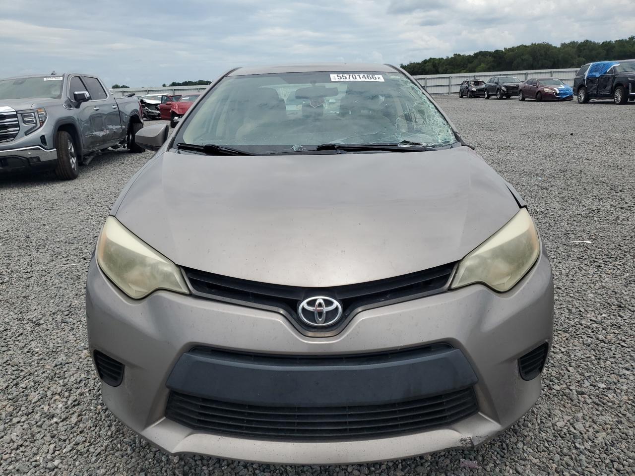 2014 Toyota Corolla Le Eco Gray vin: 5YFBPRHEXEP038499