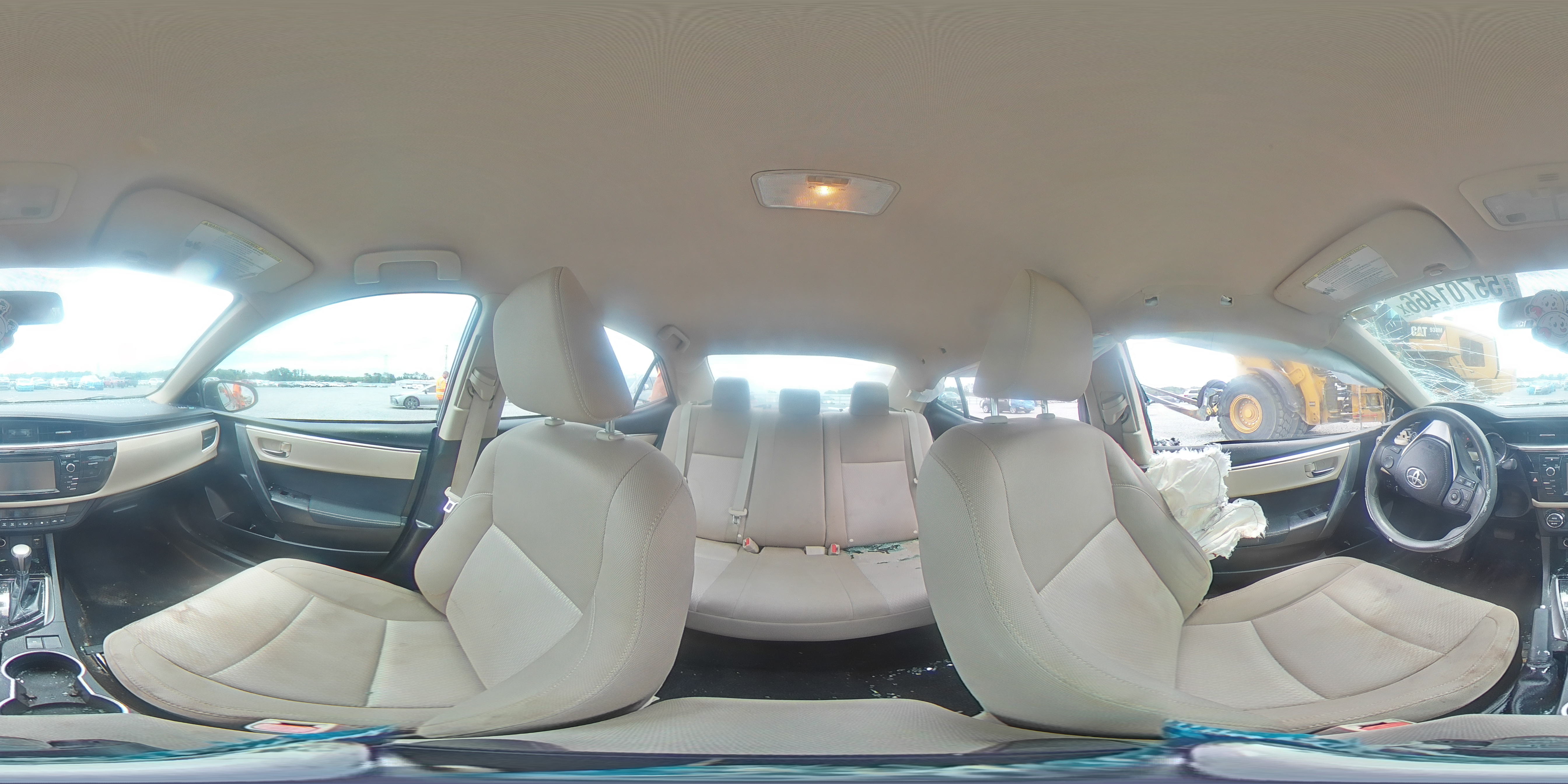 2014 Toyota Corolla Le Eco Gray vin: 5YFBPRHEXEP038499