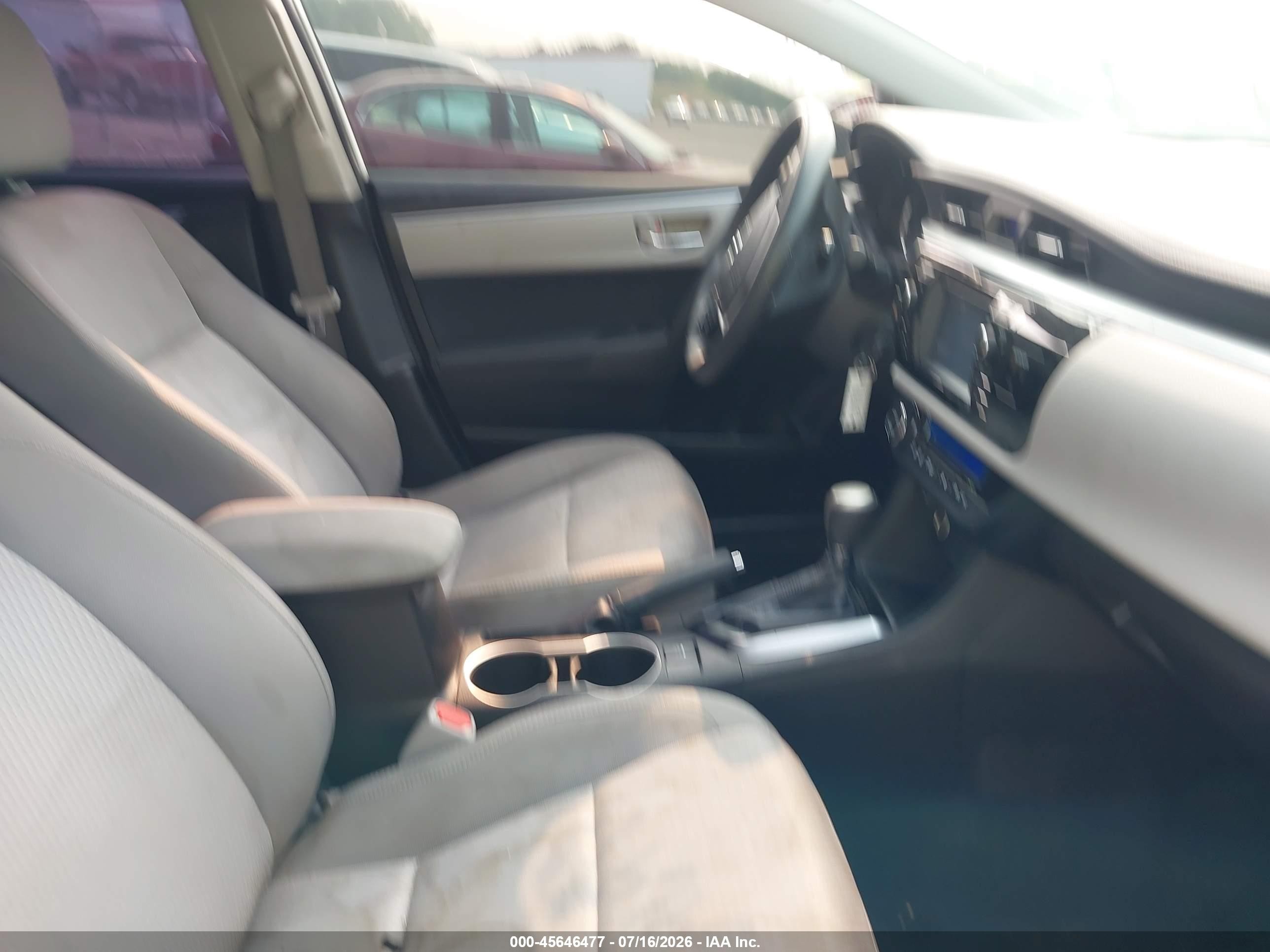 2014 Toyota Corolla Le Eco White vin: 5YFBPRHEXEP046053