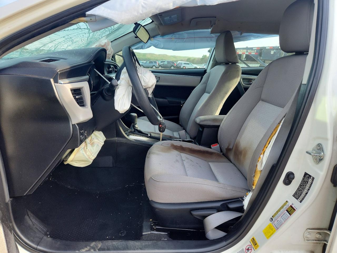2014 Toyota Corolla Le Eco Plus Белый vin: 5YFBPRHEXEP090683
