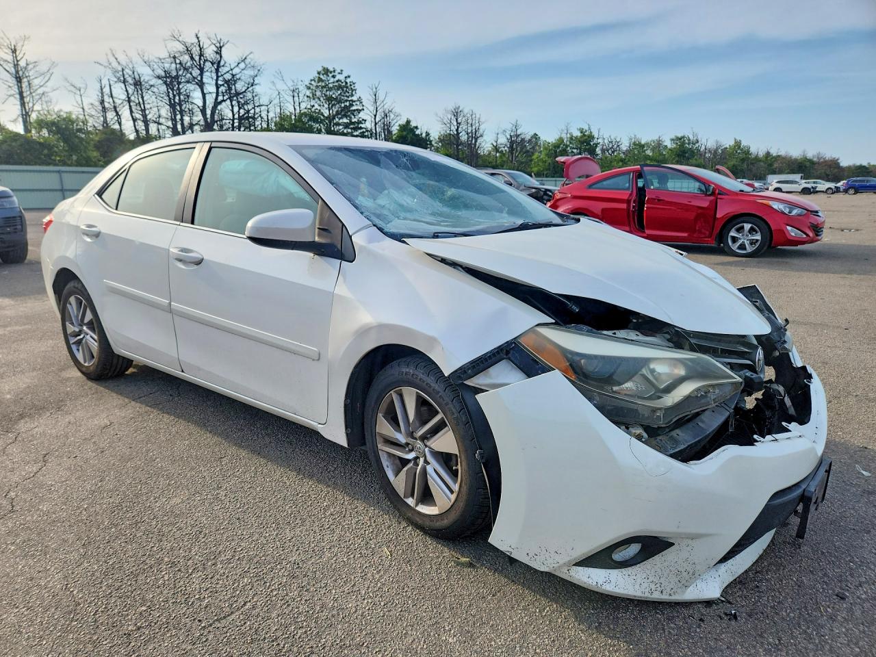2014 Toyota Corolla Le Eco Plus Белый vin: 5YFBPRHEXEP090683
