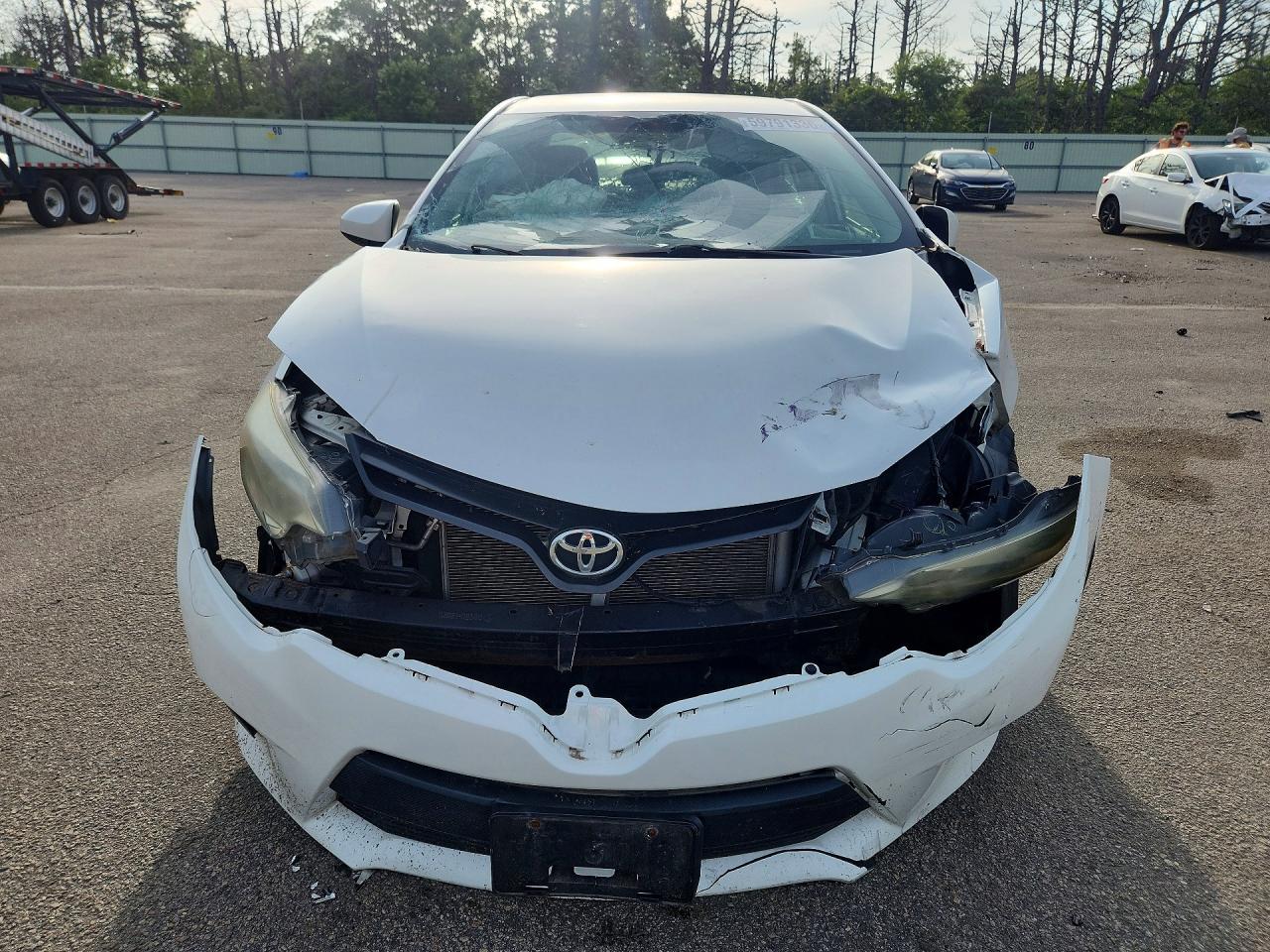 2014 Toyota Corolla Le Eco Plus Белый vin: 5YFBPRHEXEP090683