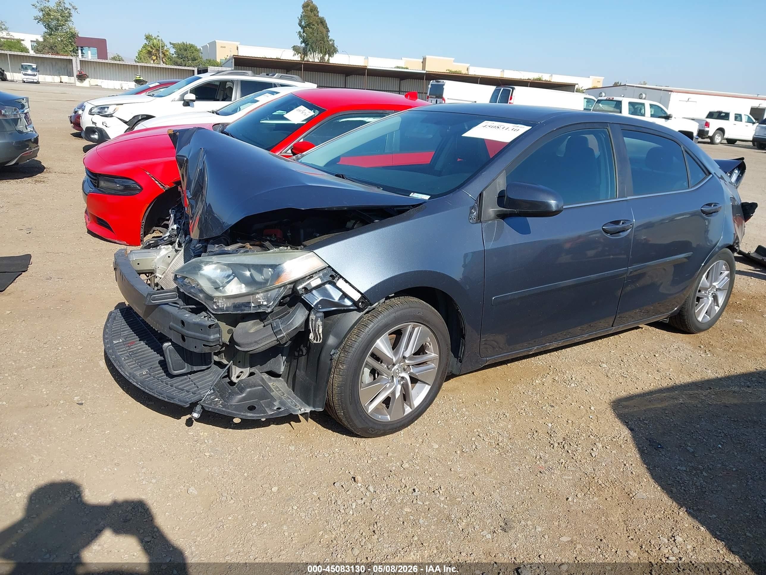 2014 Toyota Corolla Le Eco Premium Pewter vin: 5YFBPRHEXEP103951