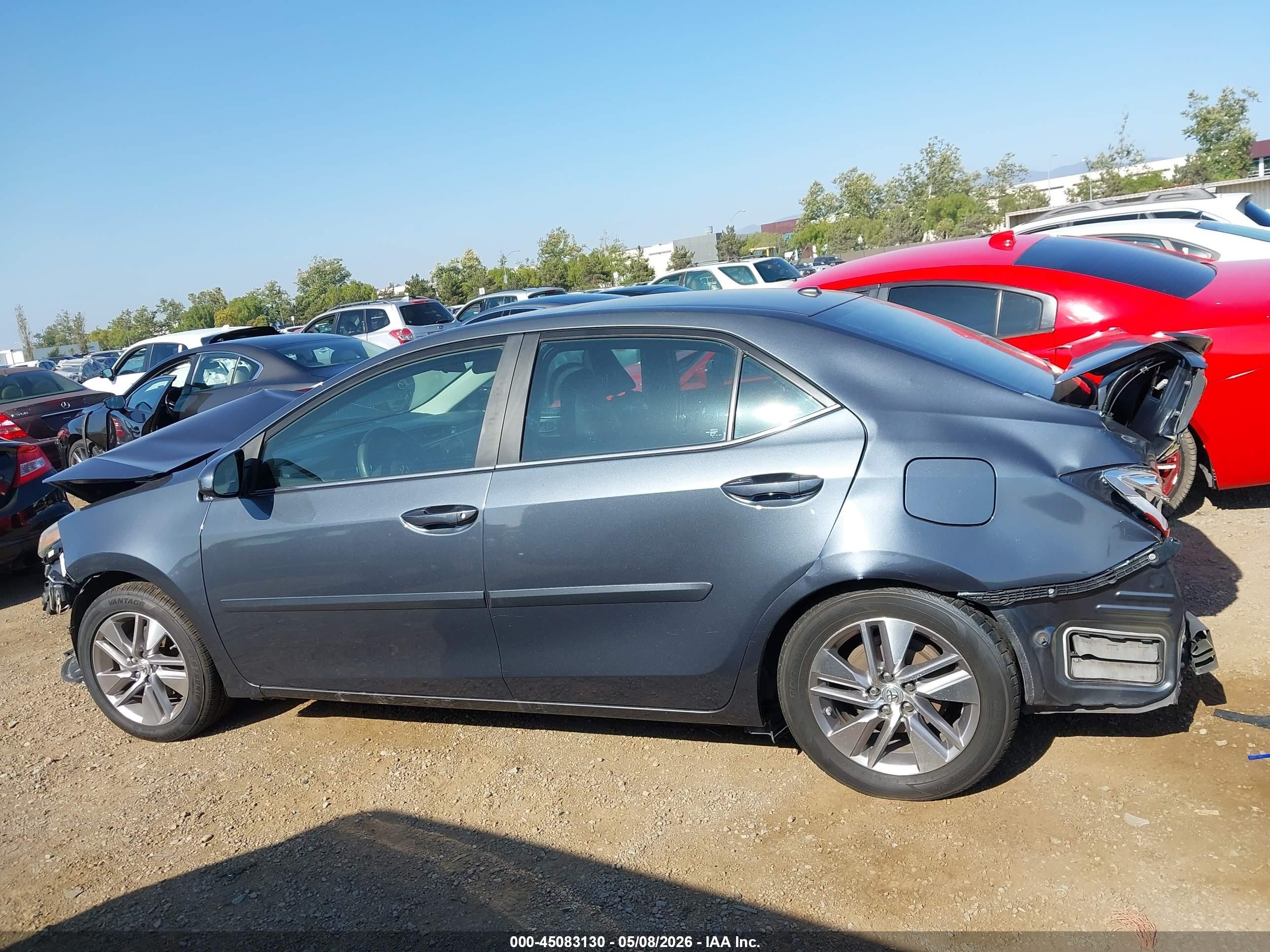 2014 Toyota Corolla Le Eco Premium Pewter vin: 5YFBPRHEXEP103951