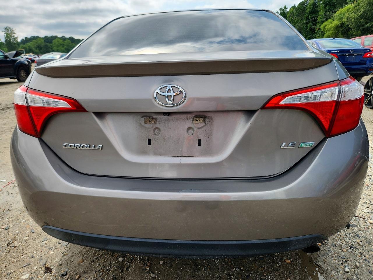 2014 Toyota Corolla Le Eco Plus Gray vin: 5YFBPRHEXEP105036
