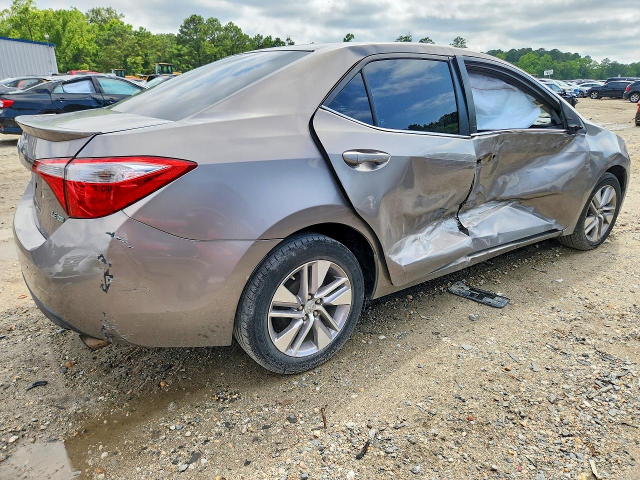 2014 Toyota Corolla Le Eco Plus Gray vin: 5YFBPRHEXEP105036