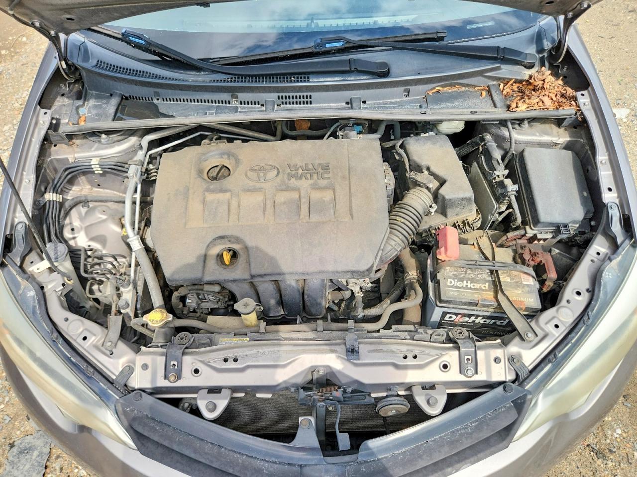 2014 Toyota Corolla Le Eco Plus Gray vin: 5YFBPRHEXEP105036