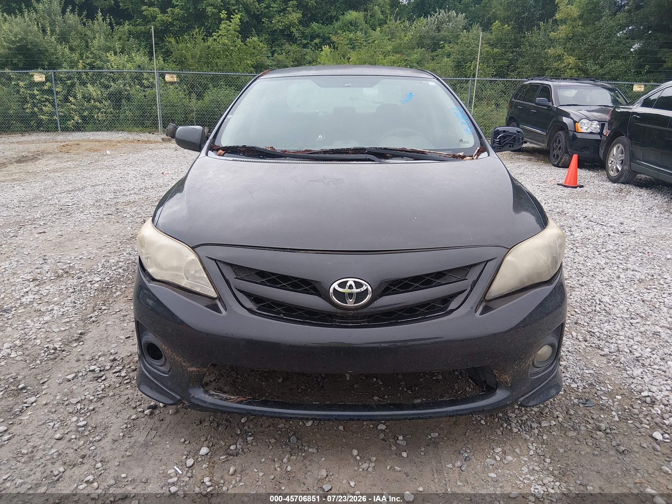 2012 Toyota Corolla S Black vin: 5YFBU4EE0CP007646