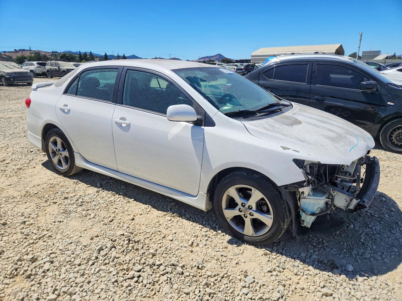 2012 Toyota Corolla S White vin: 5YFBU4EE0CP012541